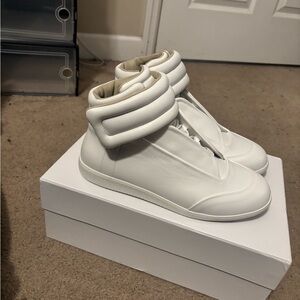 Maison Martin Margiela White Leather Sneakers